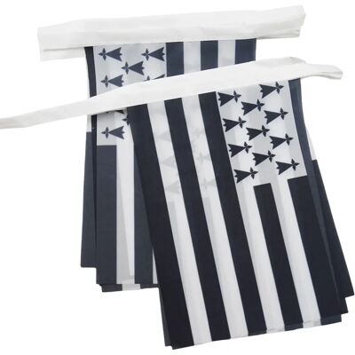 Az Flag 6m Bretagne zászlósor - Zászló Breton 15x21 cm Az Flag 6m Bretagne zászlósor - Zászló Breton 15x21 cm