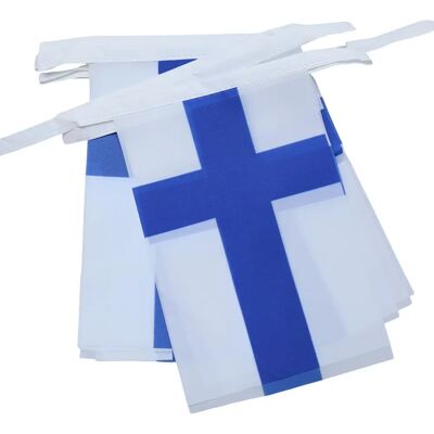 AZ FLAG 6 méteres girland 20 finn zászló - Feston BANDIERINE AZ FLAG 6 méteres girland 20 finn zászló - Feston BANDIERINE