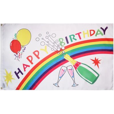 Az Flag - Verjaardagsvlag - Champagne - 90x60cm - Flag Az Flag - Verjaardagsvlag - Champagne - 90x60cm - Flag