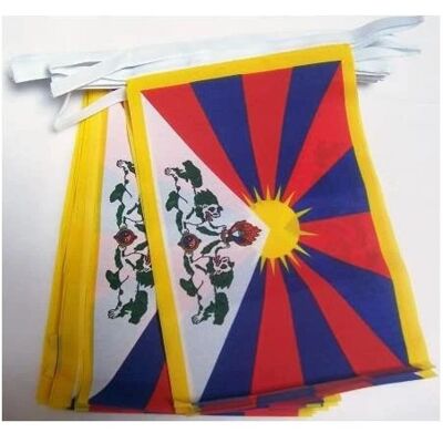 Guirnalda de Banderas Tibetanas Az Flag - 6M, 20 Banderas, 15x21cm - Bandera Guirnalda de Banderas Tibetanas Az Flag - 6M, 20 Banderas, 15x21cm - Bandera