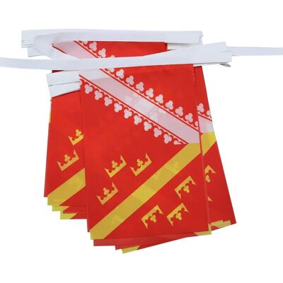 Elsass Oude Vlaggen Girlande - 6M, 20 Vlaggen, 21x15cm Elsass Oude Vlaggen Girlande - 6M, 20 Vlaggen, 21x15cm