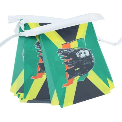 AZ Flag - Bob Marley Flags 21x15 - 20 bandiere - 21x15 cm - ghirlanda di bandiere AZ Flag - Bob Marley Flags 21x15 - 20 bandiere - 21x15 cm - ghirlanda di bandiere