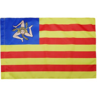Az Flag Szicília Zászló - Függetlenség - Zászló - Régió Az Flag Szicília Zászló - Függetlenség - Zászló - Régió