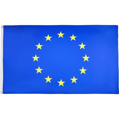 Európai zászló 250x150cm - Tartós poliészter metál szemes lyukakkal Európai zászló 250x150cm - Tartós poliészter metál szemes lyukakkal