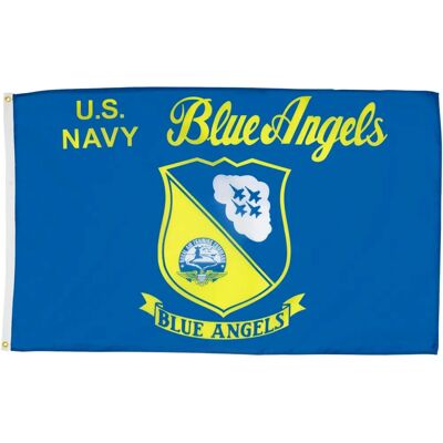 Az Flag - Blue Angels Navy US - Bleu - 150x90cm - Flag - Publicité Az Flag - Blue Angels Navy US - Bleu - 150x90cm - Flag - Publicité