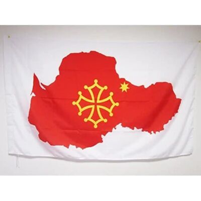 Flagge Occitanie 150x90cm Frankreich - Flagge Flagge Occitanie 150x90cm Frankreich - Flagge