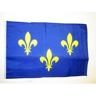 Az Flag - Drapeau Île-De-France 45x30 cm - Pavillon Francilien - Drapeau - Publicité Az Flag - Drapeau Île-De-France 45x30 cm - Pavillon Francilien - Drapeau - Publicité