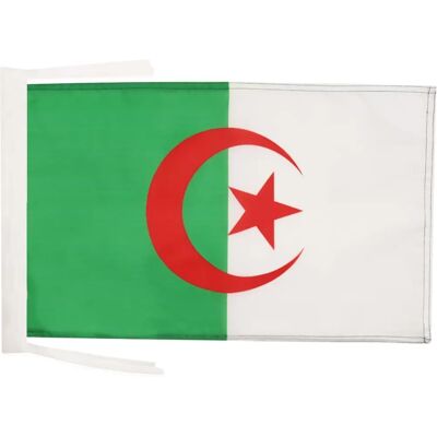 AZ FLAG - Bandiera Algeria 45x30cm - Zsinór - zászló AZ FLAG - Bandiera Algeria 45x30cm - Zsinór - zászló