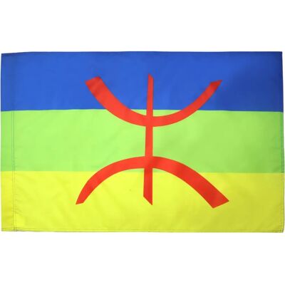 Az Flag Kabylie 90x60cm - Vlag - Berbers Algerije Az Flag Kabylie 90x60cm - Vlag - Berbers Algerije