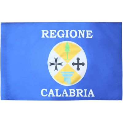 Bandiera Calabria 90x60cm - Regione Calabria - Italia Bandiera Calabria 90x60cm - Regione Calabria - Italia