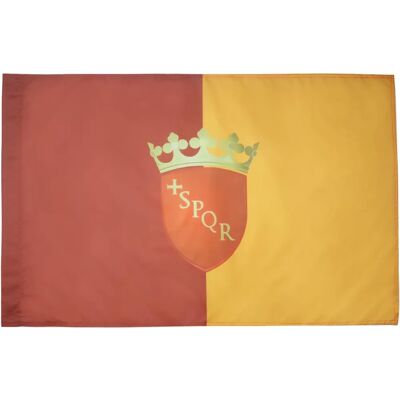 AZ FLAG Rom Flagge mit Wappen - Flagge 90x60cm AZ FLAG Rom Flagge mit Wappen - Flagge 90x60cm