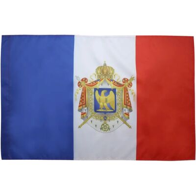 Drapeau Empire Français 90x60cm - Napoléon III - Publicité Drapeau Empire Français 90x60cm - Napoléon III - Publicité