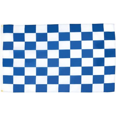 AZ Flag - Scacchi Bianco/Azzurro 250x150 - Vlag AZ Flag - Scacchi Bianco/Azzurro 250x150 - Vlag