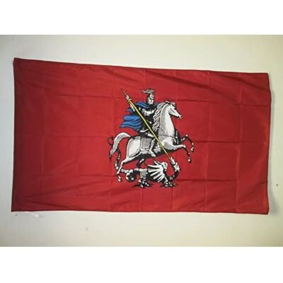 Az Flag Bandera de Moscú 150x90cm - Moscú - Bandera de Rusia Az Flag Bandera de Moscú 150x90cm - Moscú - Bandera de Rusia