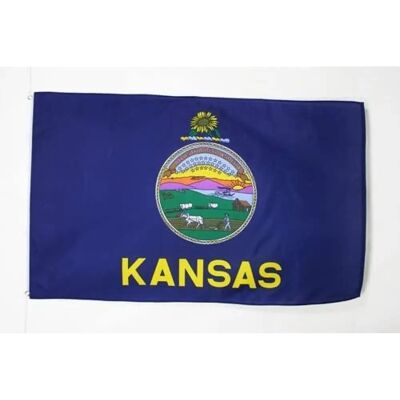 Az Flag - Kansas Flag - 150x90cm - USA - flag - Publicité Az Flag - Kansas Flag - 150x90cm - USA - flag - Publicité