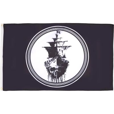 Drapeau Pirate Az Flag Noir 150x90cm - Drapeau Tête de Mort - Publicité Drapeau Pirate Az Flag Noir 150x90cm - Drapeau Tête de Mort - Publicité