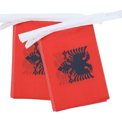 AZ FLAG Albán zászlós girland - 6m, 20 zászló, 15x21cm AZ FLAG Albán zászlós girland - 6m, 20 zászló, 15x21cm