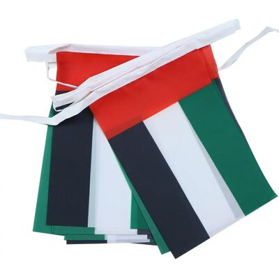 AZ FLAG Slinger 6 Meter 20 Vlaggen VAE - Bandiera EMIRATINA AZ FLAG Slinger 6 Meter 20 Vlaggen VAE - Bandiera EMIRATINA