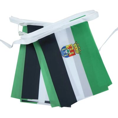 Ghirlanda Az Flag Extremadura 6m - 20 Bandiera 21x15cm Ghirlanda Az Flag Extremadura 6m - 20 Bandiera 21x15cm