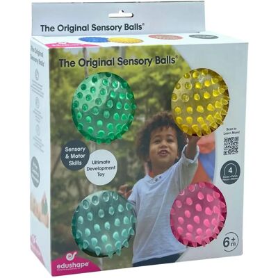 Balle sensoriali trasparenti BSM - Set di 4 palline Balle sensoriali trasparenti BSM - Set di 4 palline