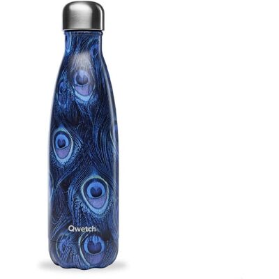 Qwetch Botella Aislante Azul Pavo Real 500ml Qwetch Botella Aislante Azul Pavo Real 500ml