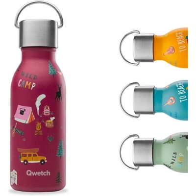 Qwetch - Kids Yosemite Grenat Garrafa de Aço Inoxidável Isolada Qwetch - Kids Yosemite Grenat Garrafa de Aço Inoxidável Isolada