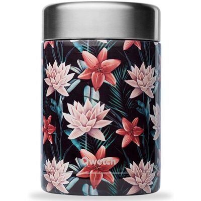 Contenedor de comida Tropical Noir Qwetch - 340ml Aislado Contenedor de comida Tropical Noir Qwetch - 340ml Aislado