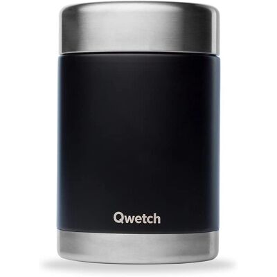 Qwetch Contenedor de Alimentos Aislado Negro - 650ml Qwetch Contenedor de Alimentos Aislado Negro - 650ml