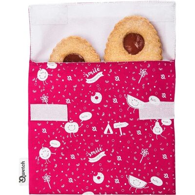 Qwetch Bolsa porta alimentos Magenta 18x15,5cm Qwetch Bolsa porta alimentos Magenta 18x15,5cm