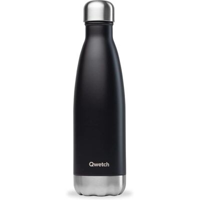 Qwetch Botella Isotérmica Inox Negra 500 ml Qwetch Botella Isotérmica Inox Negra 500 ml