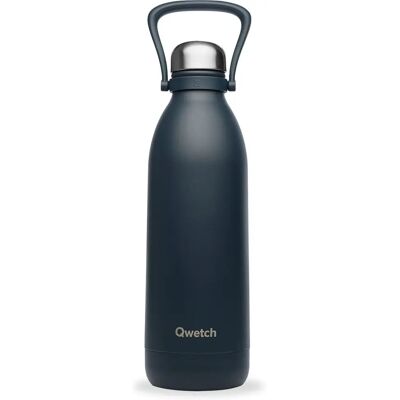 Qwetch 1.5L Bouteille isotherme en acier inoxydable - Publicité Qwetch 1.5L Bouteille isotherme en acier inoxydable - Publicité