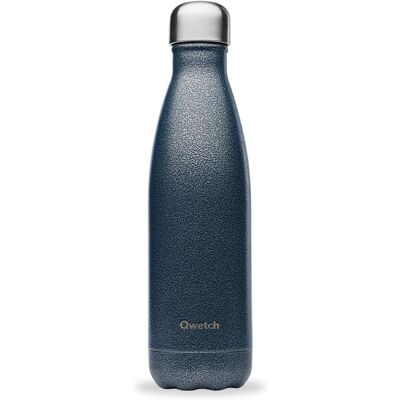 Qwetch Roc - Bouteille d'eau isolante - 500ml - Bleu - Publicité Qwetch Roc - Bouteille d'eau isolante - 500ml - Bleu - Publicité