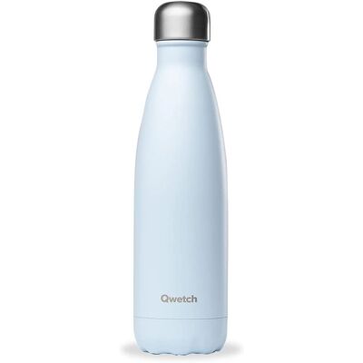 Botella Térmica Acero Inoxidable Azul Pastel - Tipo de Botella Botella Térmica Acero Inoxidable Azul Pastel - Tipo de Botella