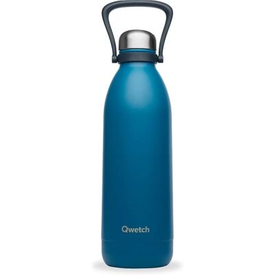 Qwetch Titan Bouteille Isotherme - 1.5L, Bleu Canard - Publicité Qwetch Titan Bouteille Isotherme - 1.5L, Bleu Canard - Publicité