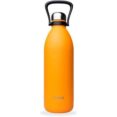 Qwetch - Botella aislante - Naranja - 1,5L - Mantiene bebidas frías/calientes Qwetch - Botella aislante - Naranja - 1,5L - Mantiene bebidas frías/calientes