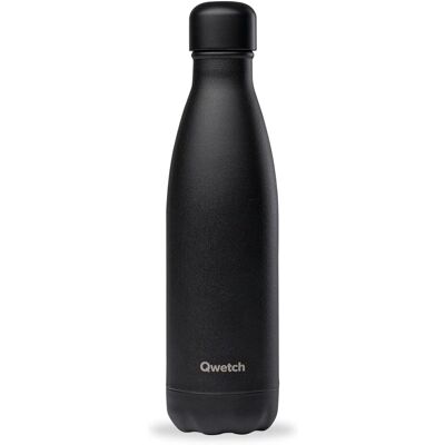 Qwetch Colección Matt Negro Botella Isotérmica - 500ml - Botella Térmica Qwetch Colección Matt Negro Botella Isotérmica - 500ml - Botella Térmica