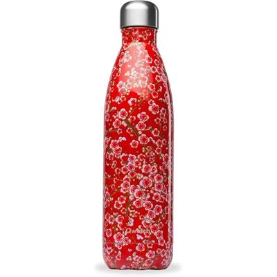 Bouteille Isotherme en Acier Inox 750 ml Flowers Rouge - Qwetch - Publicité Bouteille Isotherme en Acier Inox 750 ml Flowers Rouge - Qwetch - Publicité