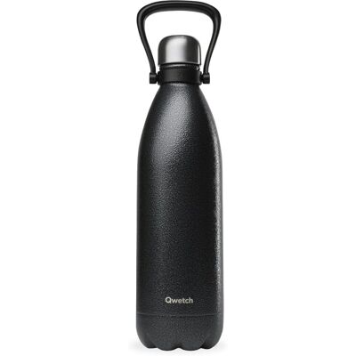 Qwetch 1L Bouteille Isotherme - Acier Inoxydable Durable - Publicité Qwetch 1L Bouteille Isotherme - Acier Inoxydable Durable - Publicité