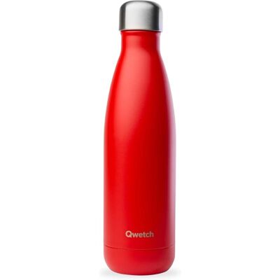 QWETCH - Matt - Kardinalrot - 500 ml - Wasserflasche QWETCH - Matt - Kardinalrot - 500 ml - Wasserflasche