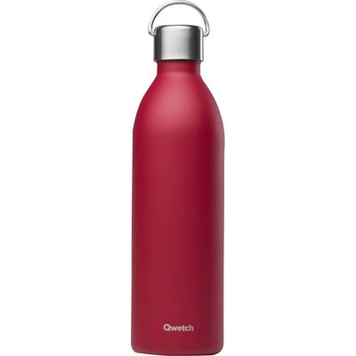 Qwetch Active Matt Grenat 60cl - Bouteille d'eau - Publicité Qwetch Active Matt Grenat 60cl - Bouteille d'eau - Publicité