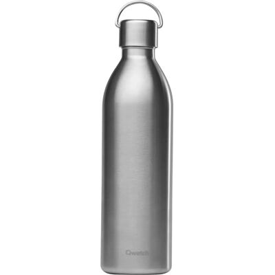 Qwetch Originals Inox recyclé 1L - Bouteille isotherme - Publicité Qwetch Originals Inox recyclé 1L - Bouteille isotherme - Publicité