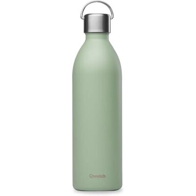 Qwetch - Bouteille isotherme, vert tilleul, Collection Matt - 1 L - Publicité Qwetch - Bouteille isotherme, vert tilleul, Collection Matt - 1 L - Publicité