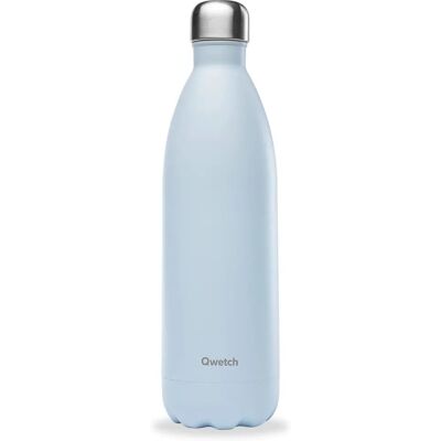 Qwetch Pastelle Bouteille Isotherme - Acier Inoxydable - Publicité Qwetch Pastelle Bouteille Isotherme - Acier Inoxydable - Publicité