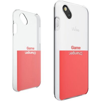 Wiko Game Changer - Transparant Rood - Bescherming Wiko Game Changer - Transparant Rood - Bescherming