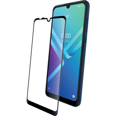 Protecteur d'écran complet avec bord noir pour Wiko Y82 - Protection écran - Publicité Protecteur d'écran complet avec bord noir pour Wiko Y82 - Protection écran - Publicité
