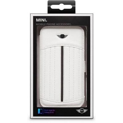 Mini MNFLBKS4SSW Witte Flip Telefoonhoesje - Telefoonhoesje Mini MNFLBKS4SSW Witte Flip Telefoonhoesje - Telefoonhoesje