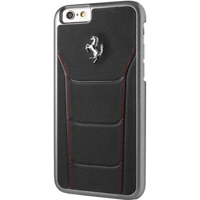 Ferrari Modell FESEHCP6BKR Hülle - Leder, Schwarz, Rot, Silber Ferrari Modell FESEHCP6BKR Hülle - Leder, Schwarz, Rot, Silber
