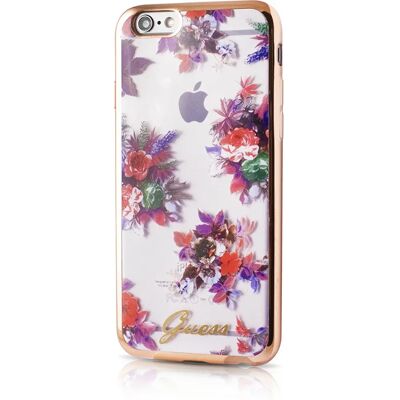 Guess Blomstermønster TPU Cover til iPhone 6/6s - Mobilcover Guess Blomstermønster TPU Cover til iPhone 6/6s - Mobilcover