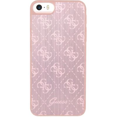 Coque GUESS GUHCPSEMEPI Rose pour iPhone 5s - Housse de téléphone - Publicité Coque GUESS GUHCPSEMEPI Rose pour iPhone 5s - Housse de téléphone - Publicité