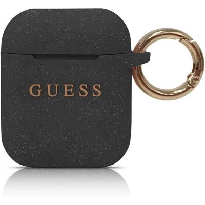 Guess Silikonhülle für AirPods - Schwarz - Kopfhörer Tasche Guess Silikonhülle für AirPods - Schwarz - Kopfhörer Tasche